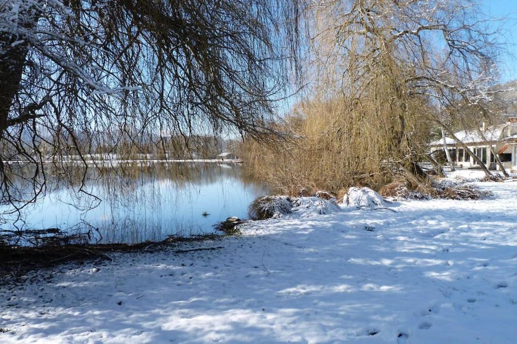 Cottage les Pyrénées au bord de l'eau Barbazan Extérieur photo
